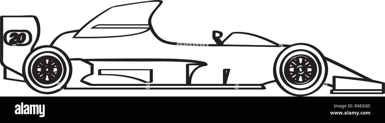 Sports car side view Black and White Stock Photos & Images - Alamy