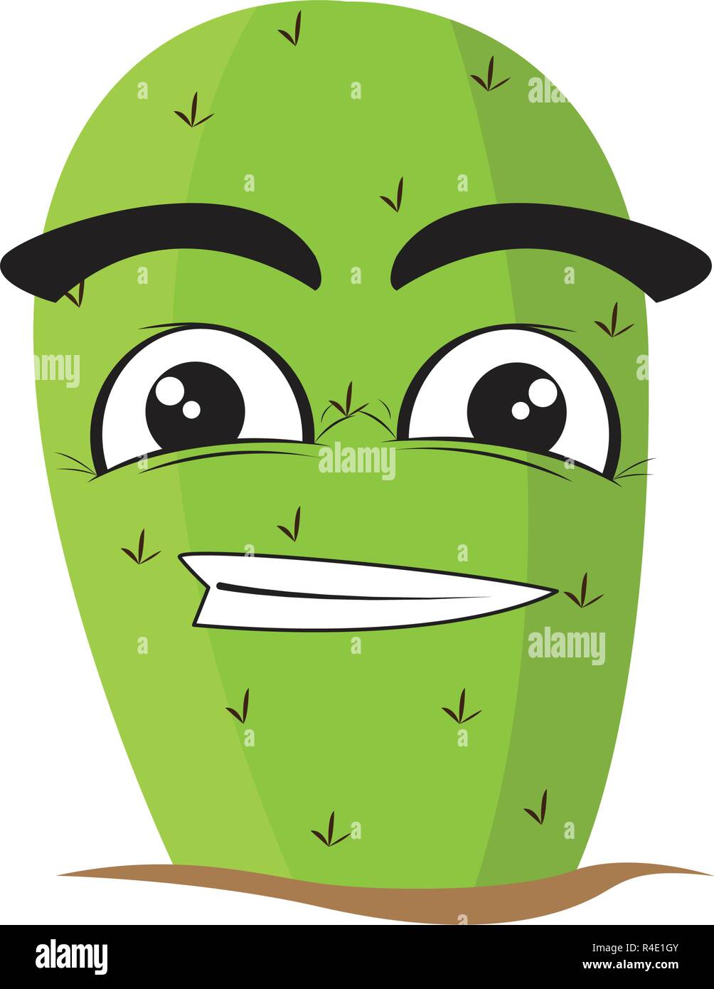 Isolated happy cactus character Stock Vector Image & Art - Alamy