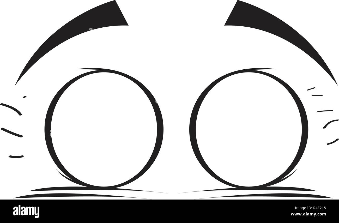 Closed Eyes Cartoon Stock Vector Image Art Alamy Cartoon funny angry character eyes close up. alamy