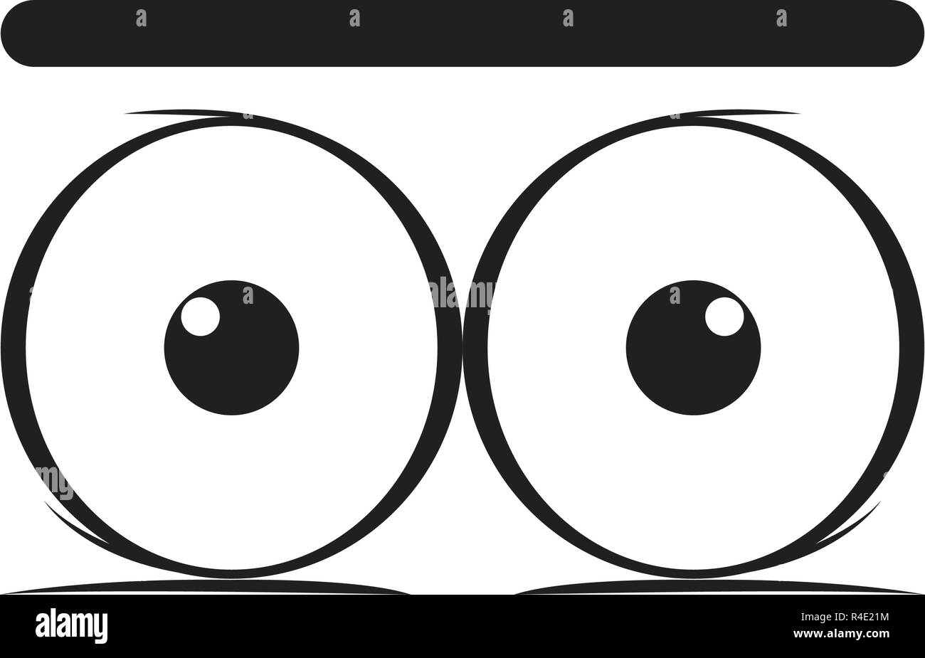 Surprised Eyes Cartoon Stock Vector Image And Art Alamy