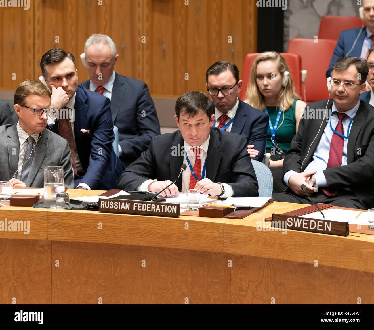 Russia deputy permanent representative hi-res stock photography and ...
