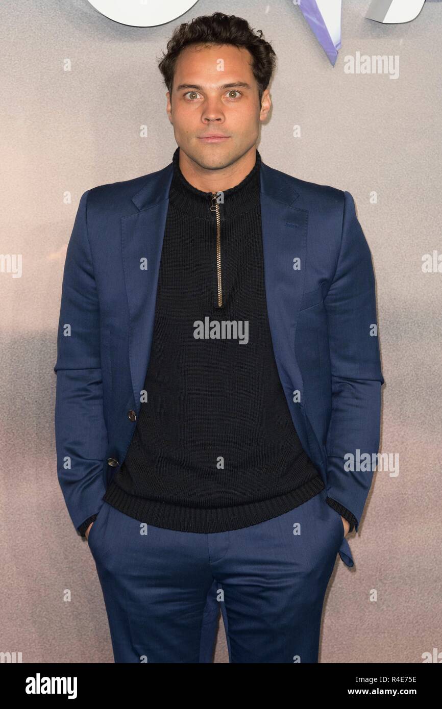 Andy Jordan attends AQUAMAN World Premiere. London, UK. 26/11/2018 usage worldwide Stock