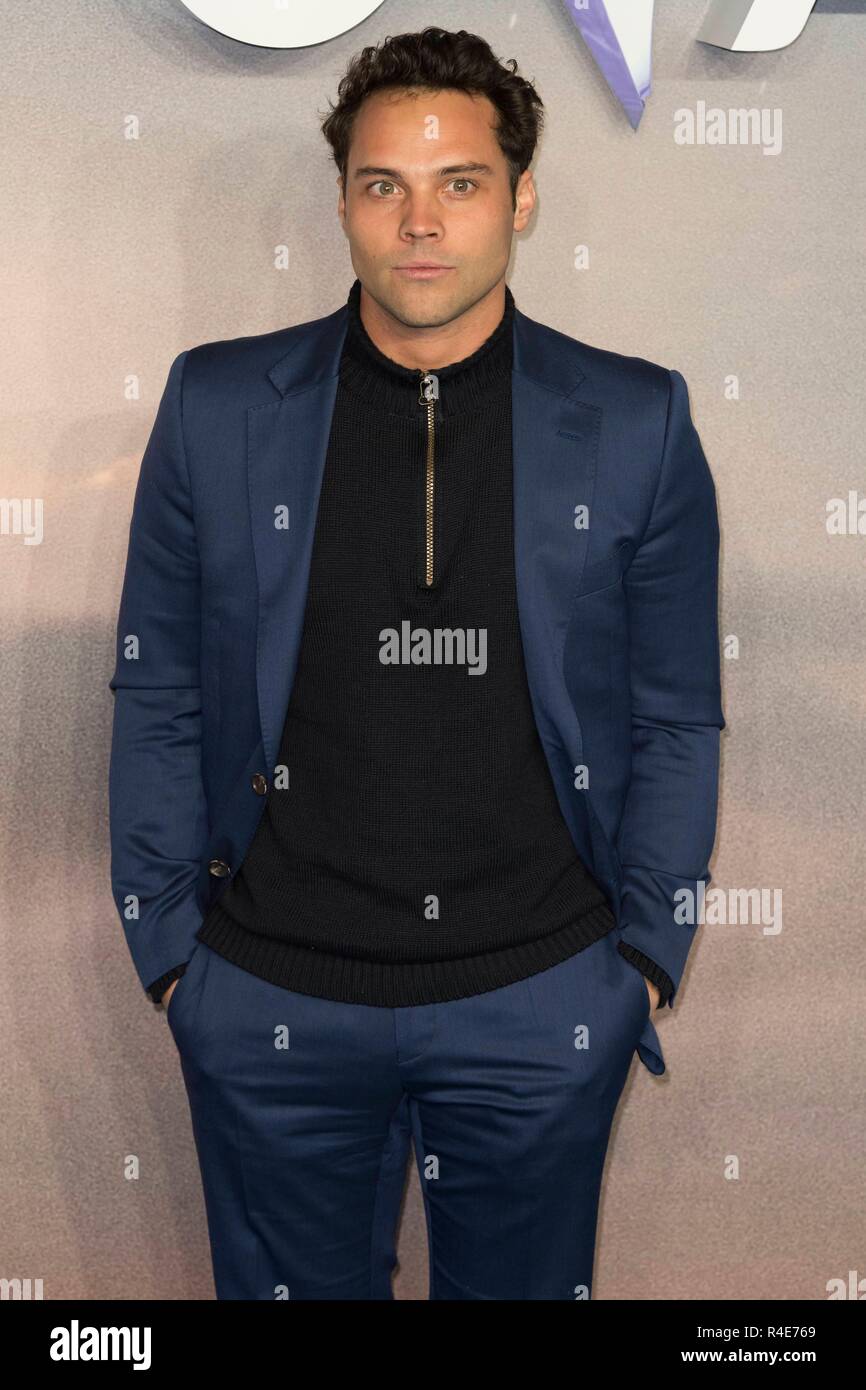 Andy Jordan attends AQUAMAN World Premiere. London, UK. 26/11/2018 usage worldwide Stock