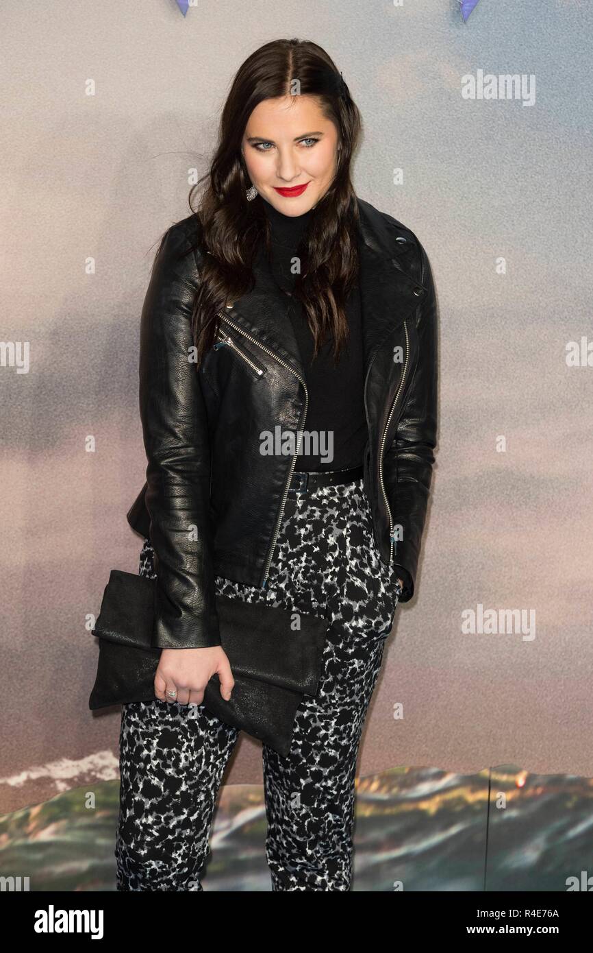 Kat Shoob attends AQUAMAN - World Premiere. London, UK. 26/11/2018