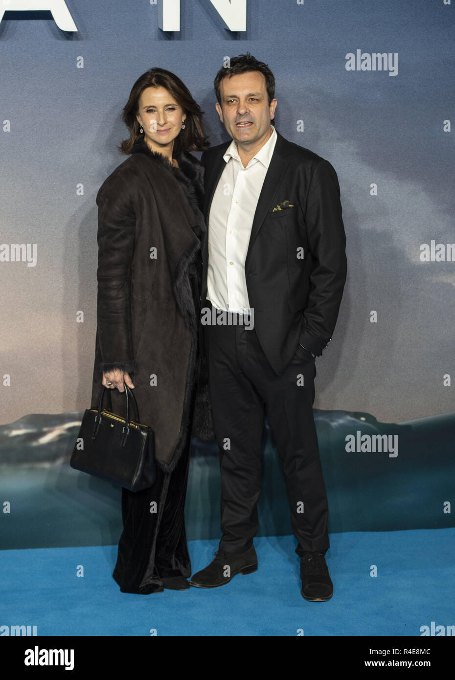 London, UK. 26th Nov, 2018. Emma Jacobs and Rupert Gregson-Williams attend the World Premiere of 'Aquaman' at Cineworld Leicester Square. Credit: Gary Mitchell/SOPA Images/ZUMA Wire/Alamy Live News Stock Photo