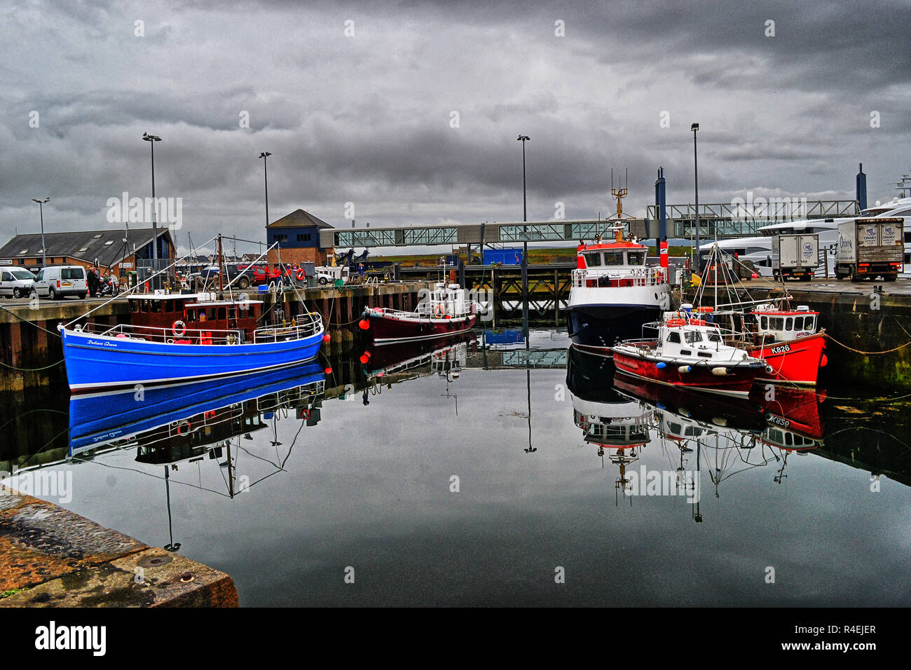 Stromness Harbour, Orkney, Scotland, UK Stock Photo
