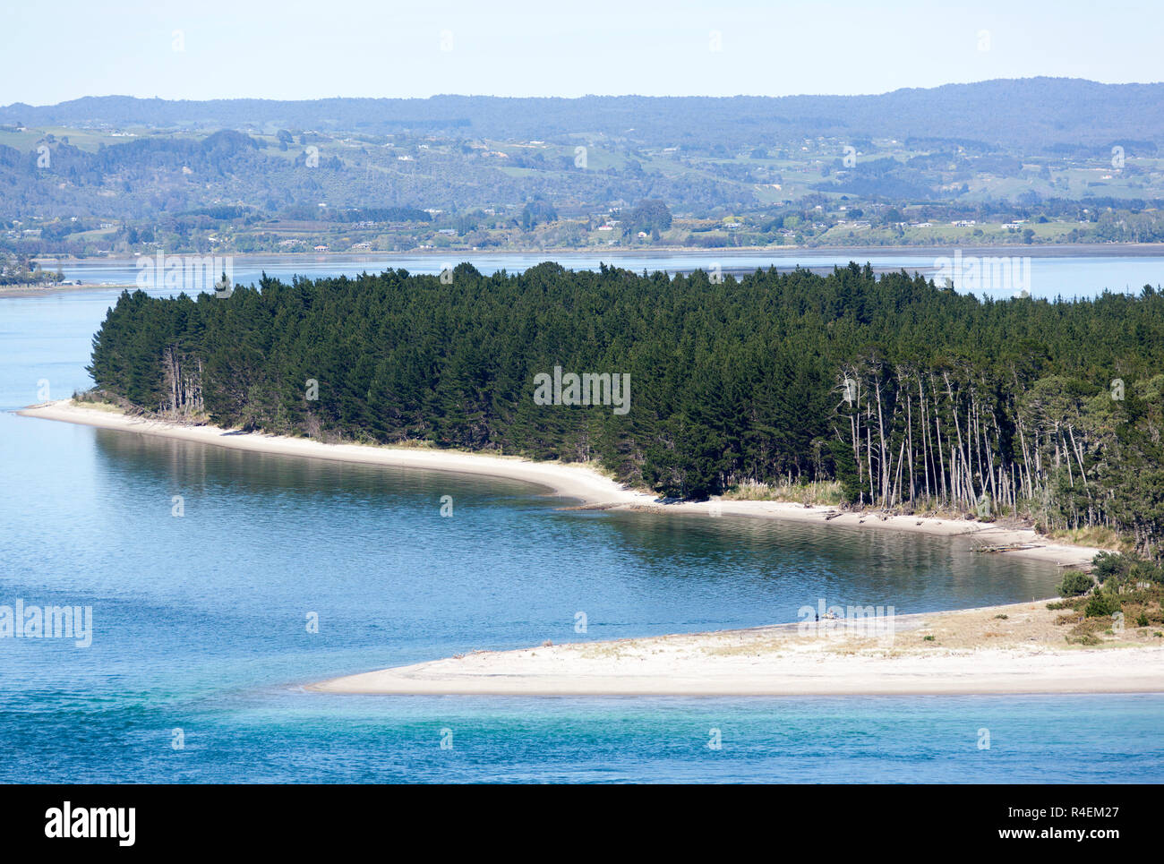 Matakana Island Beach Stock Photo Alamy