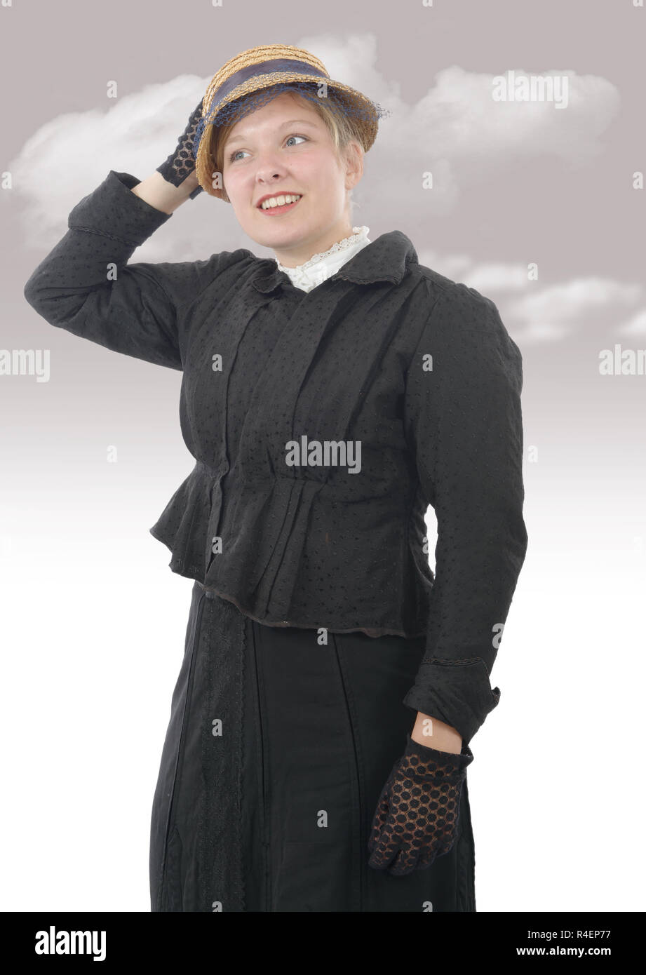 Pretty young woman 1900s hi-res stock photography and images - Alamy