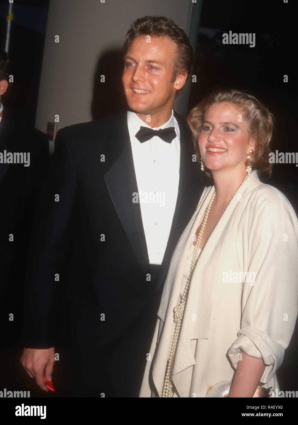 BEVERLY HILLS, CA - FEBRUARY 26: Actor Doug Davidson and actress Cindy Fisher attend the Ninth Annual Soap Opera Digest Awards on February 26, 1993 at the Beverly Hilton Hotel in Beverly Hills, California. Photo by Barry King/Alamy Stock Photo Stock Photo