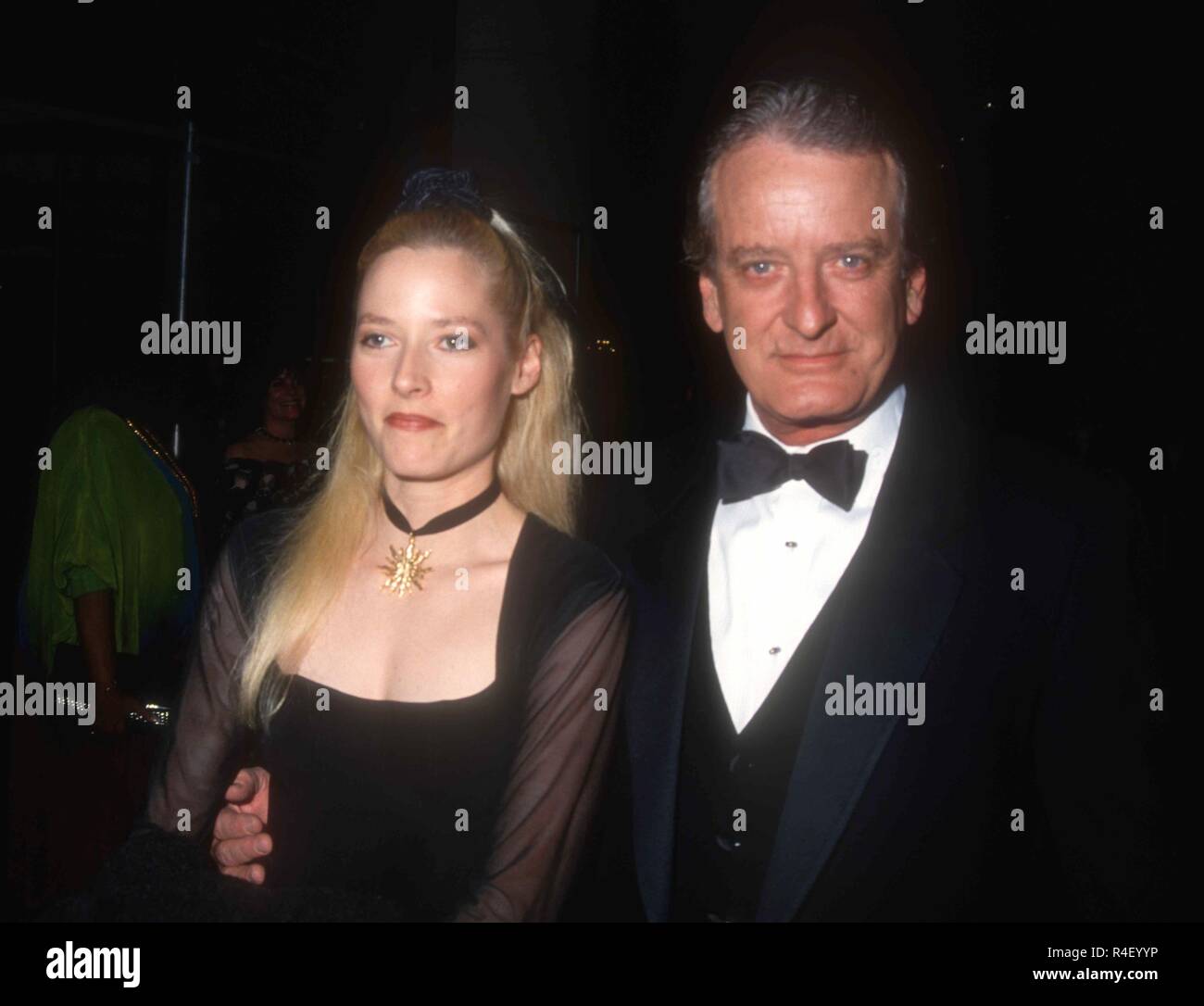 BEVERLY HILLS, CA - FEBRUARY 26: Actor Nicolas Coster (R) and guest attend the Ninth Annual Soap Opera Digest Awards on February 26, 1993 at the Beverly Hilton Hotel in Beverly Hills, California. Photo by Barry King/Alamy Stock Photo Stock Photo