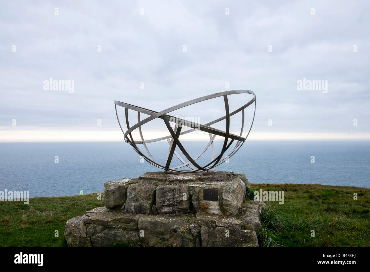 Radar memorial st albans head, Worth Matravers, Dorset Stock Photo