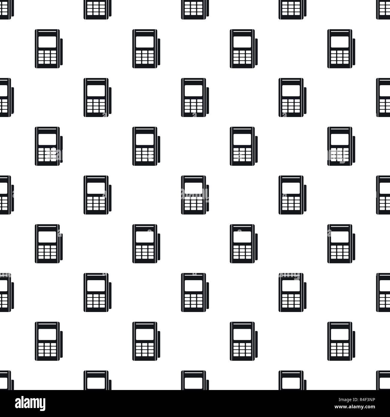 Credit card reader pattern seamless vector repeat geometric for any web design Stock Vector