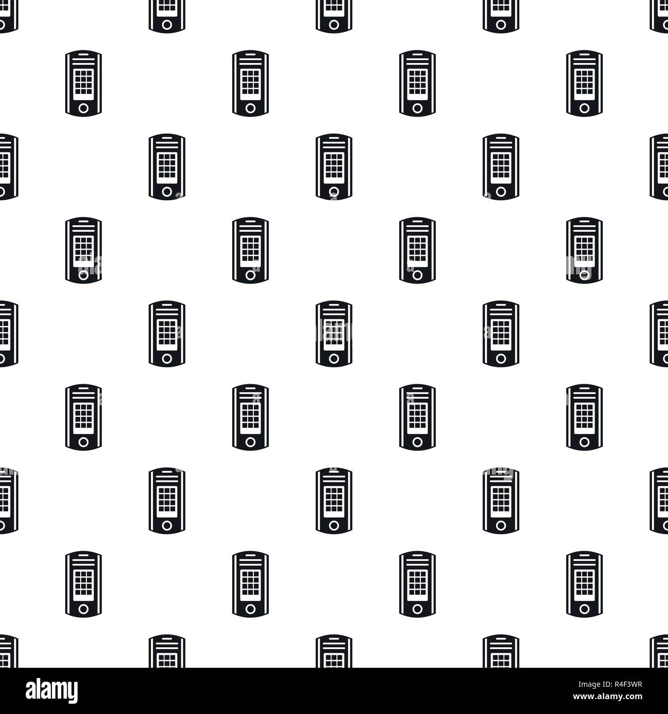 Intercom pattern seamless vector repeat geometric for any web design Stock Vector