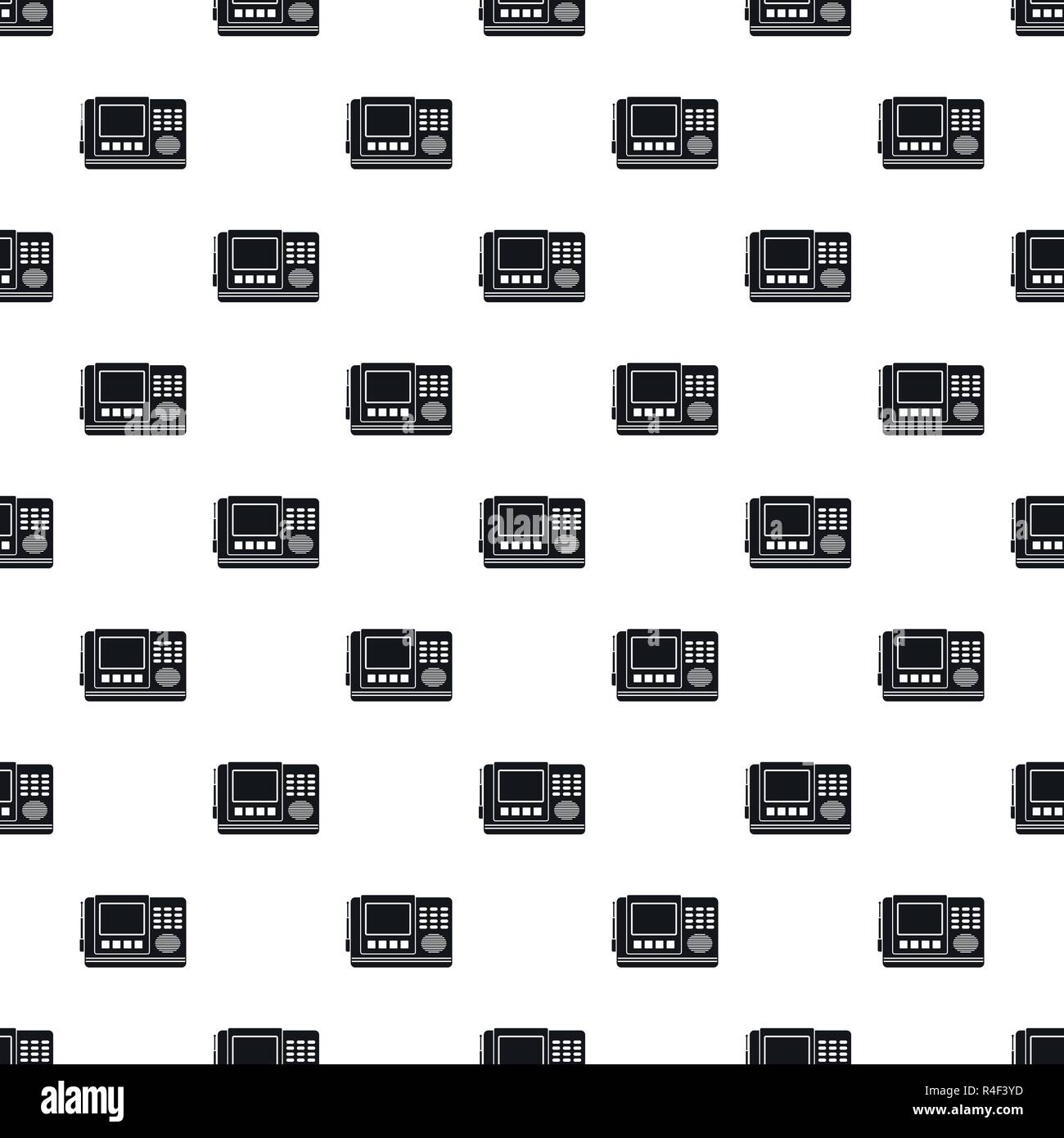 House intercom pattern seamless vector repeat geometric for any web design Stock Vector