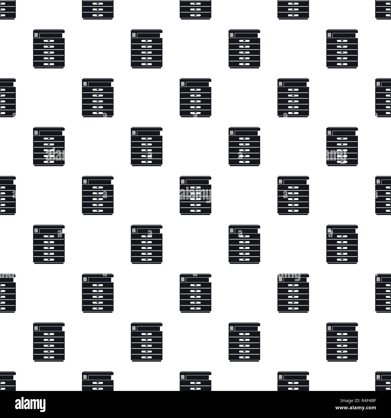 Xerox pattern seamless vector repeat geometric for any web design Stock Vector