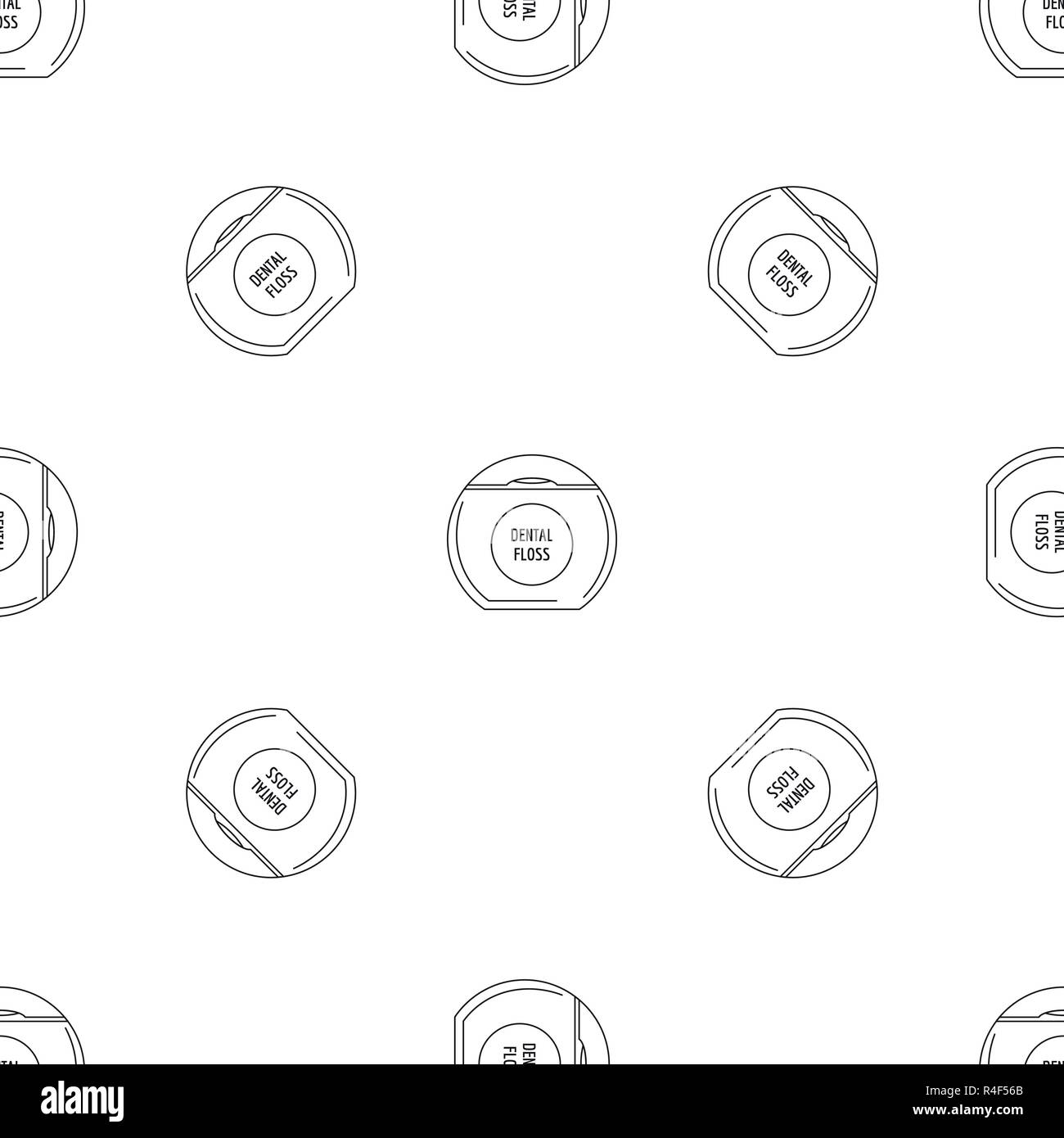 Box floss pattern seamless vector repeat geometric for any web design Stock Vector