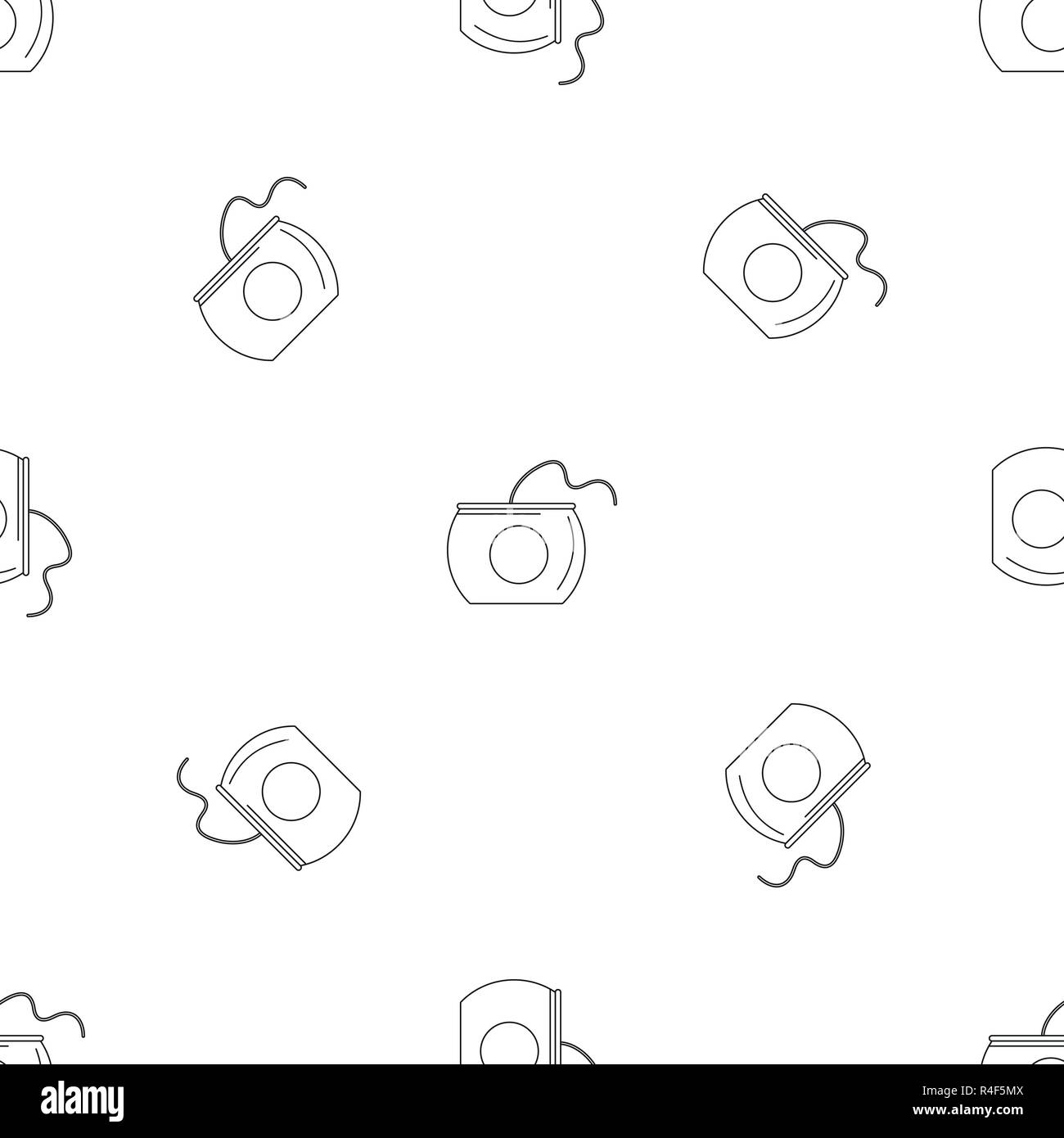 Floss box pattern seamless vector repeat geometric for any web design Stock Vector