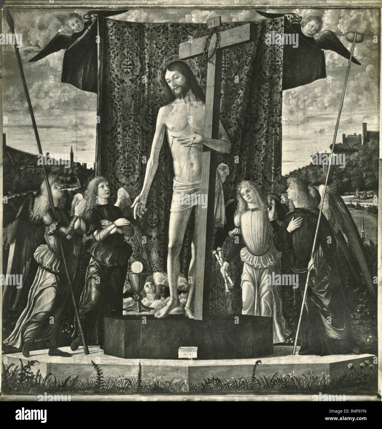 The Blood of the Redeemer, painting by Vittore Carpaccio Stock Photo