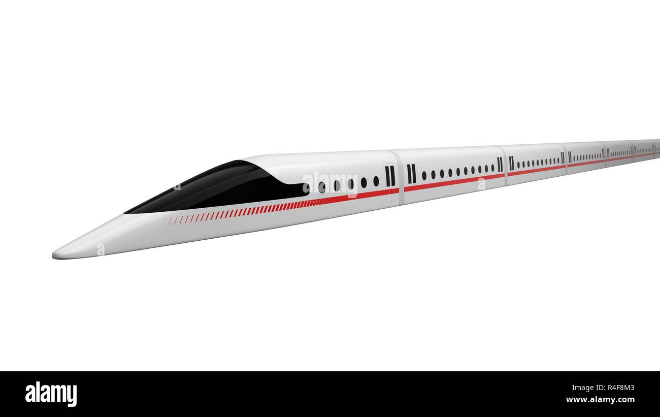 high speed train. concept design for magnetic levitation and vacuum ...