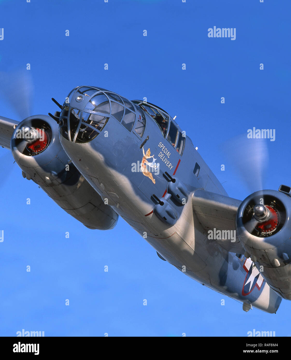 WWII North American B-25 Bomber Stock Photo - Alamy