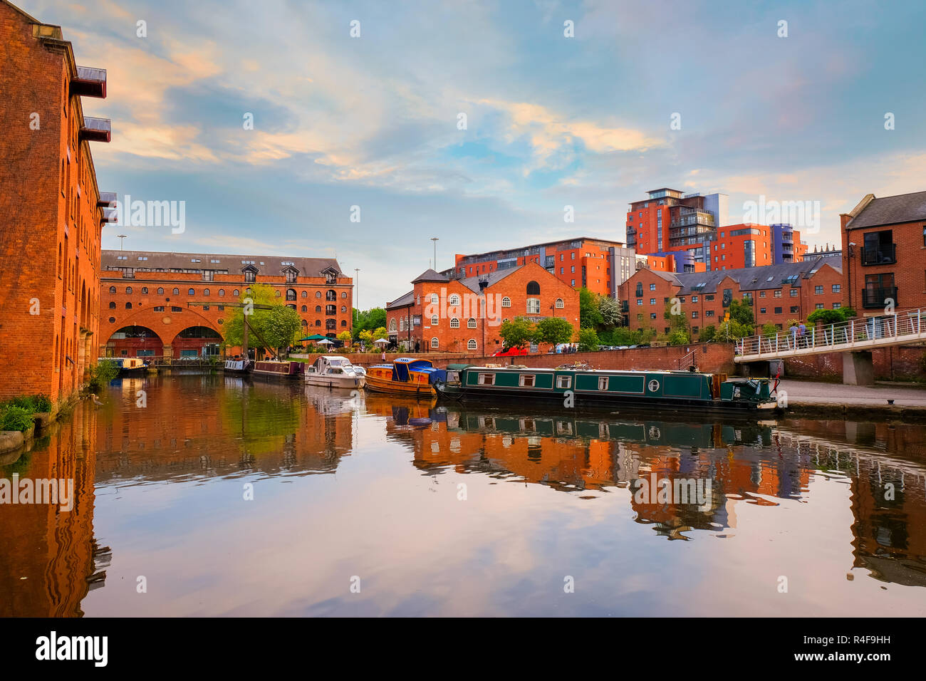 Castlefield, the inner city conservation area which  bounded by the River Irwell, Quay St., Deansgate and the Chester Rd. in Manchester, UK Manchester Stock Photo