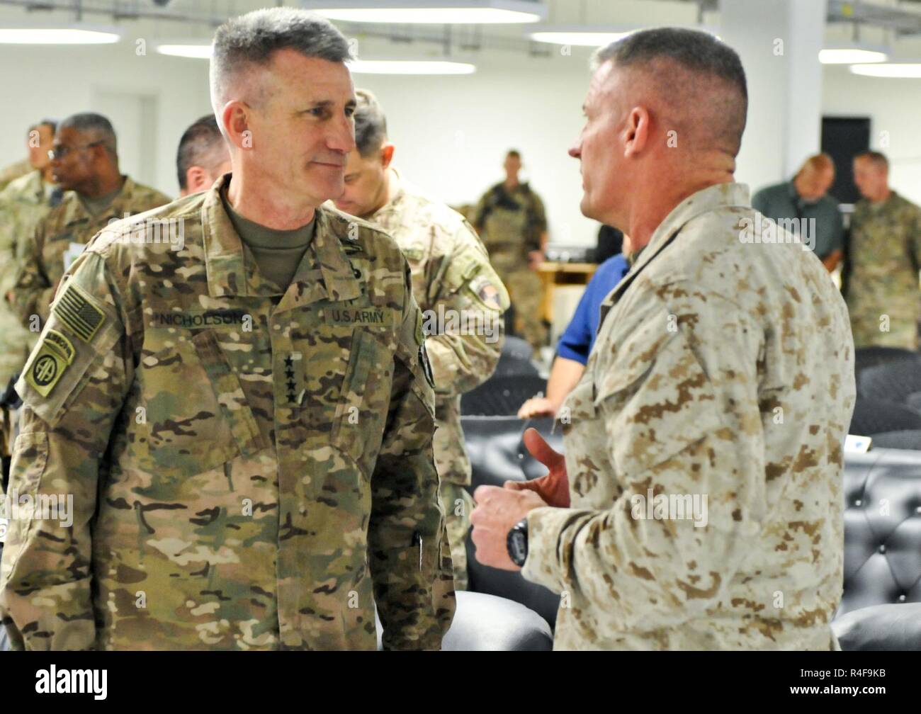 The NATO Resolute Support Mission Commander, John Nicholson, discusses