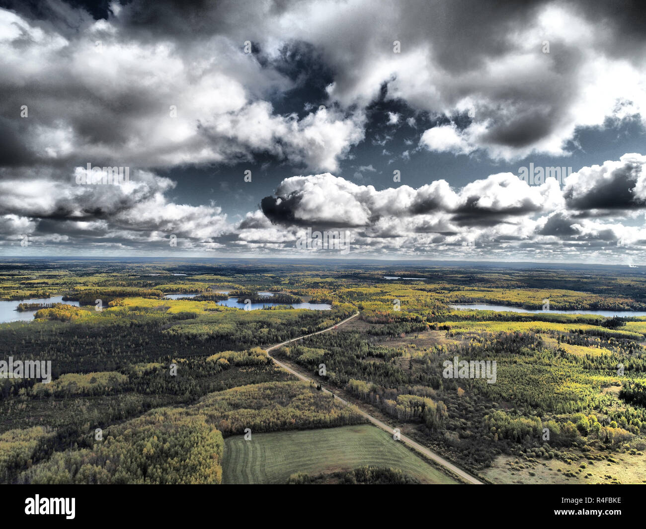 Land of 10,000 Lakes Stock Photo