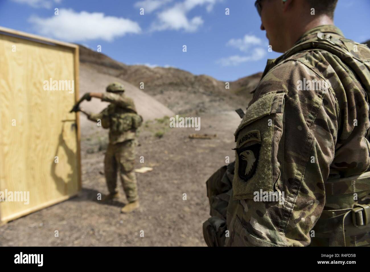 U S Army Sgt Justin Clark A Soldier With 2nd Platoon Bravo