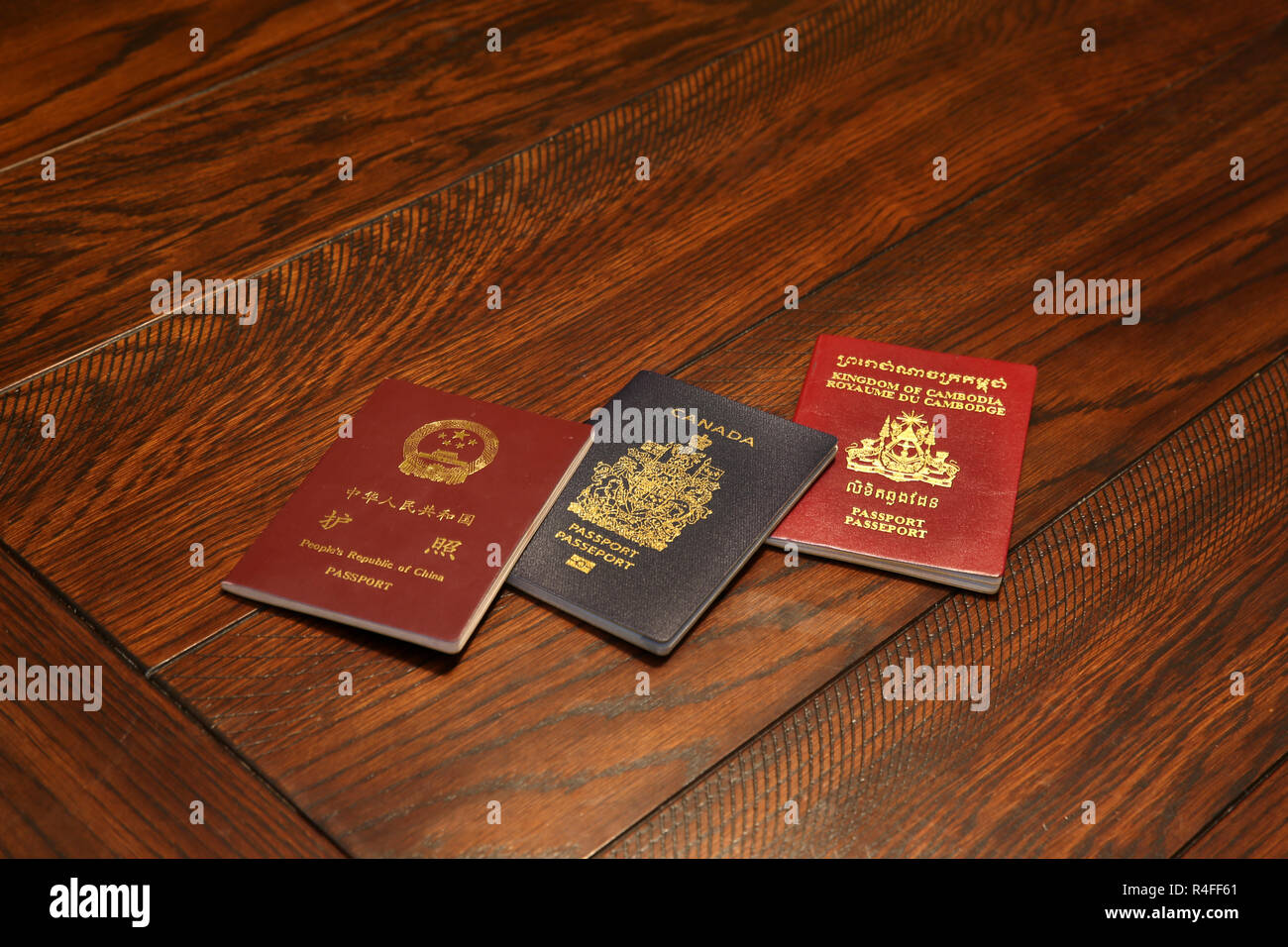 Multiple Passports Stock Photo Alamy