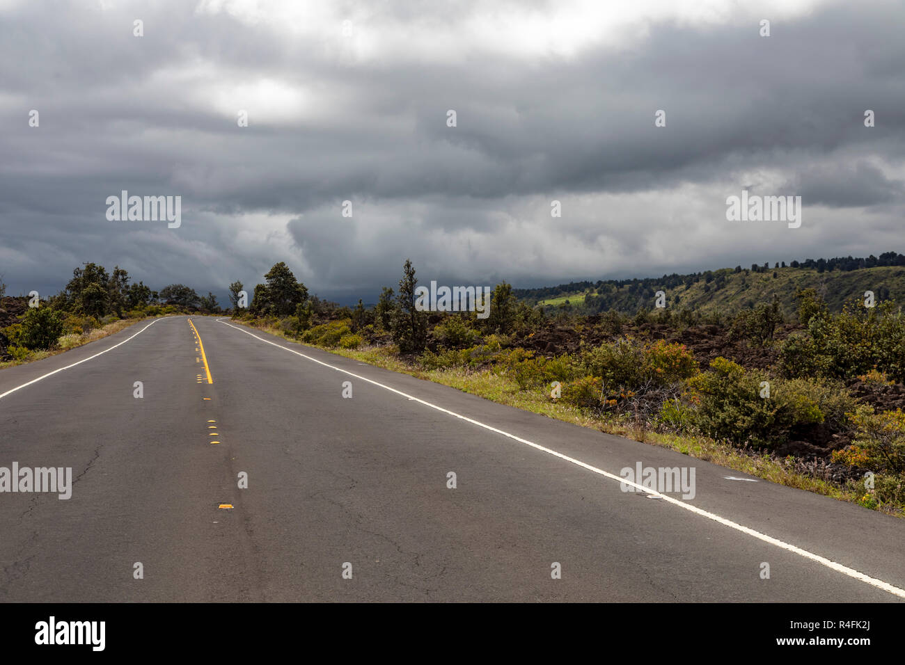 Hawaii Volcanoes National Park, Hawaii Hawaii Belt Road near the