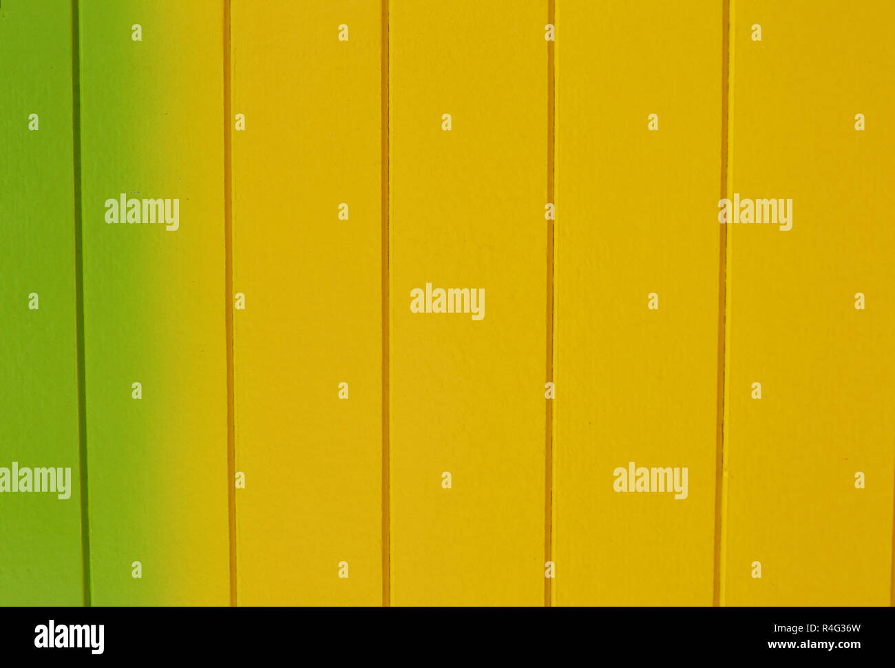 wooden yellow and green wall texture background / wall painted with ...