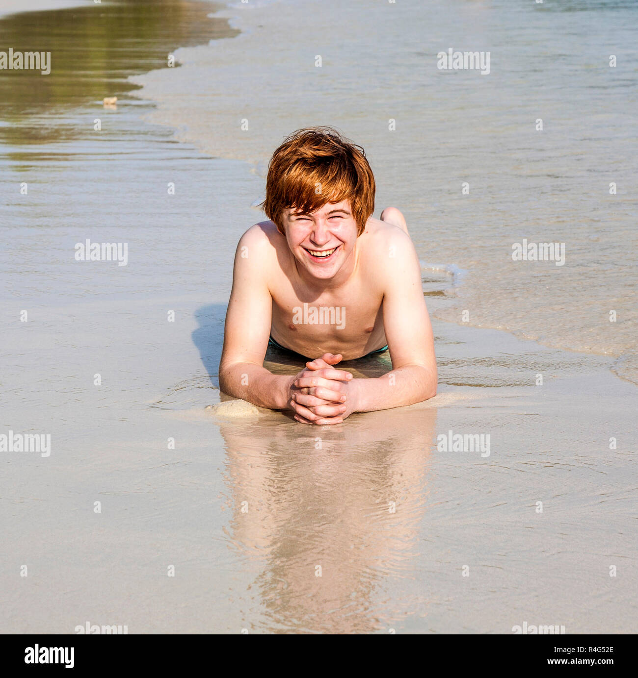 Teen Male Boy Swim Suit High Resolution Stock Photography and Images - Alamy