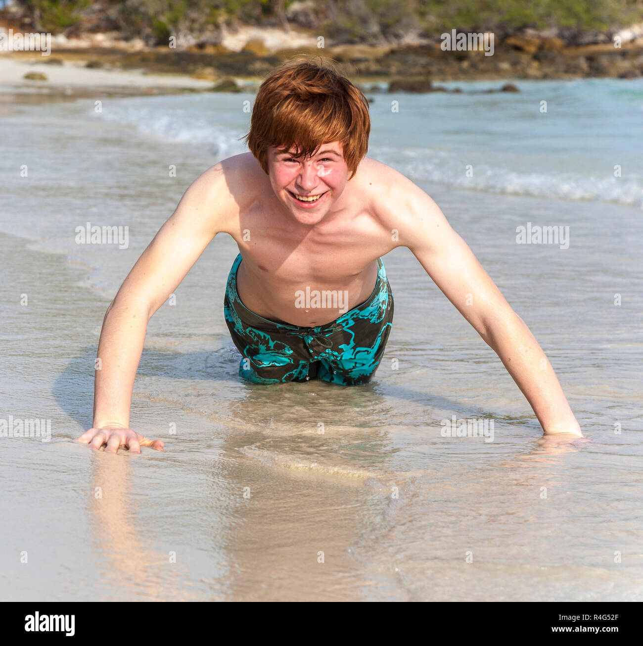 Teen Male Boy Swim Suit High Resolution Stock Photography and Images - Alamy