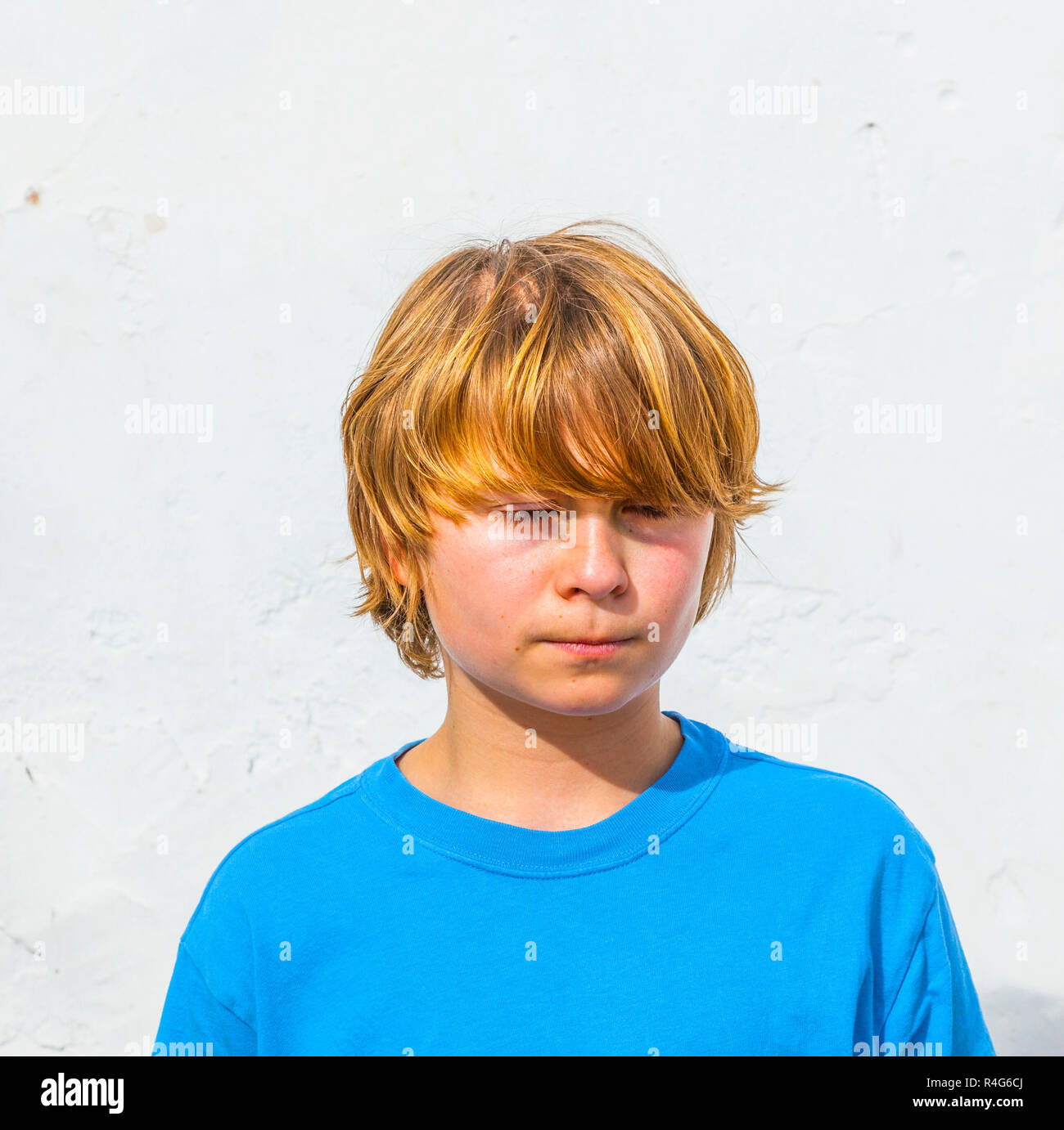 portrait of cute young boy Stock Photo - Alamy