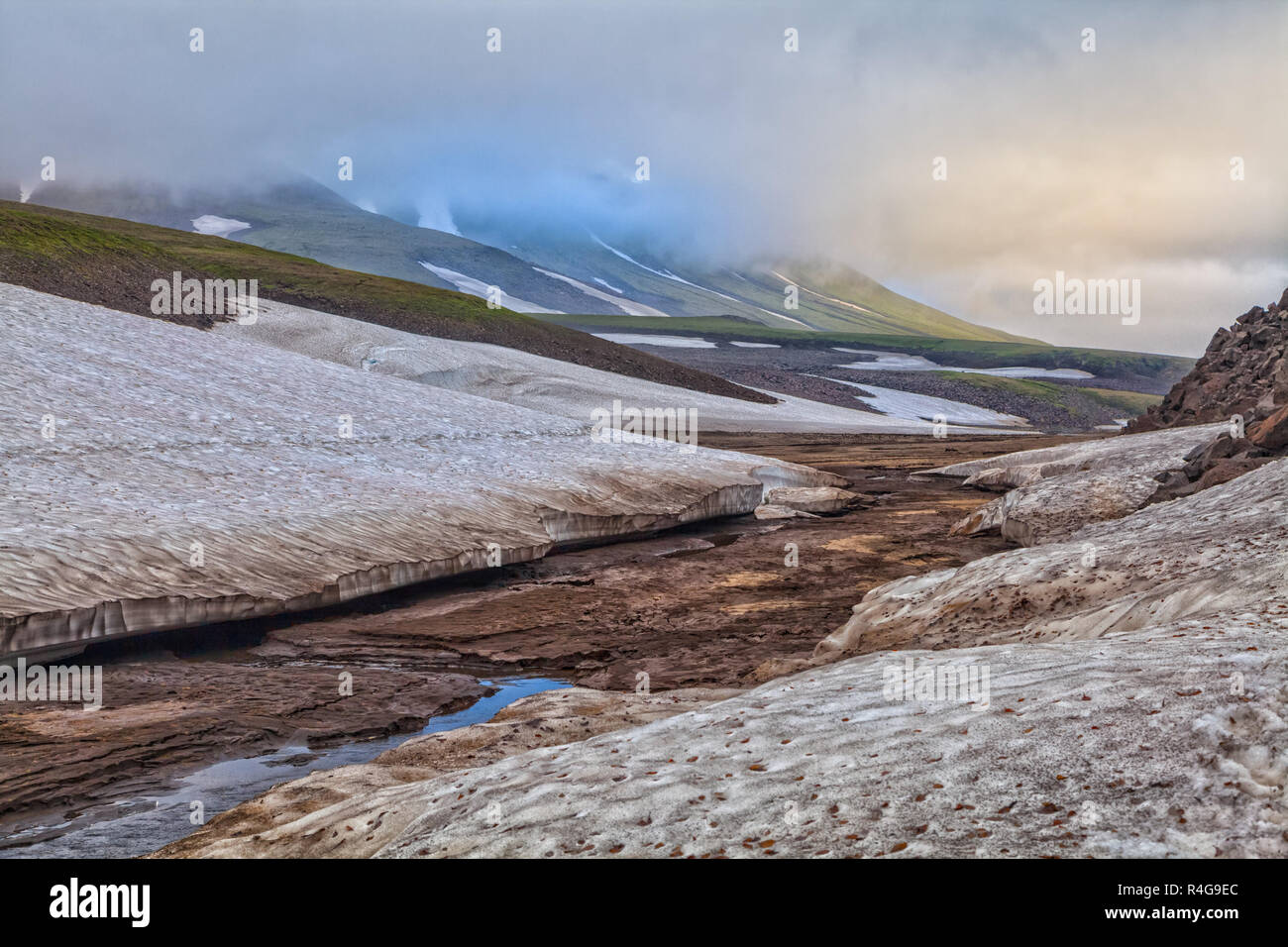 Nature of Kamchatka. Landscapes and magnificent views of the Kam Stock ...