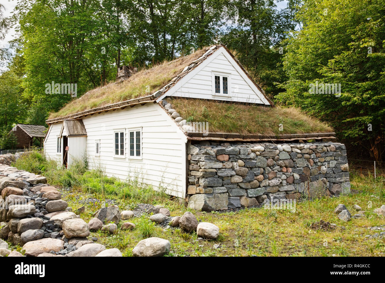 Traditional old house in Oslo, Norway Stock Photo Alamy