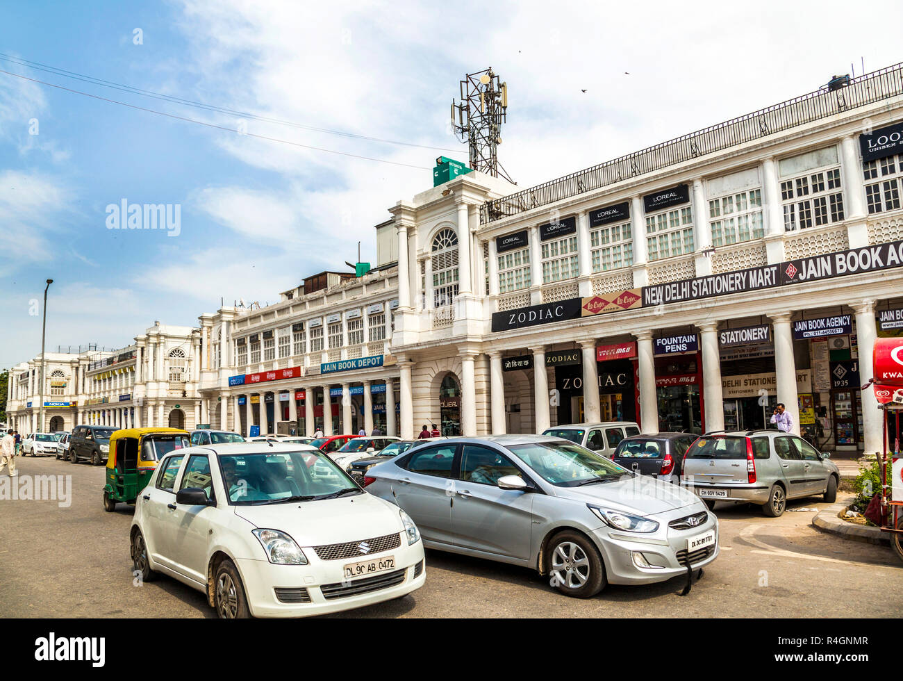 Connaught Place in New Delhi, India Stock Photo Alamy