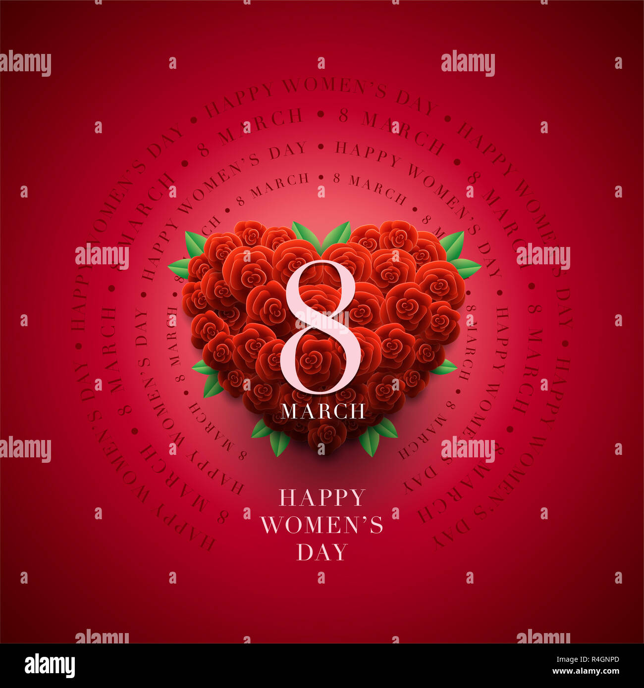 Women's Day Card Stock Photo - Alamy