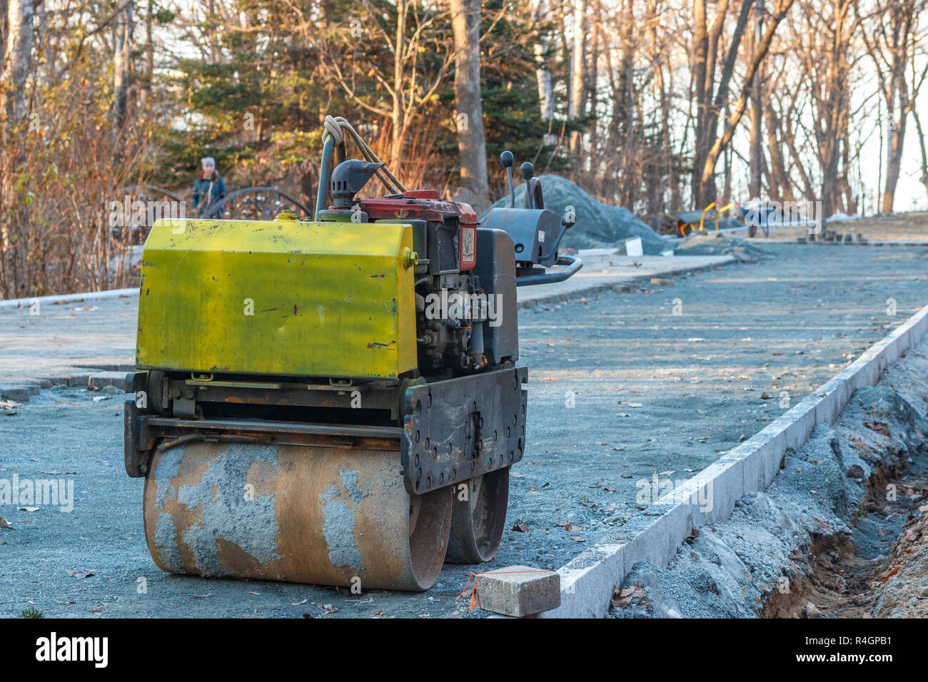 Asphalt tamping hires stock photography and images Alamy