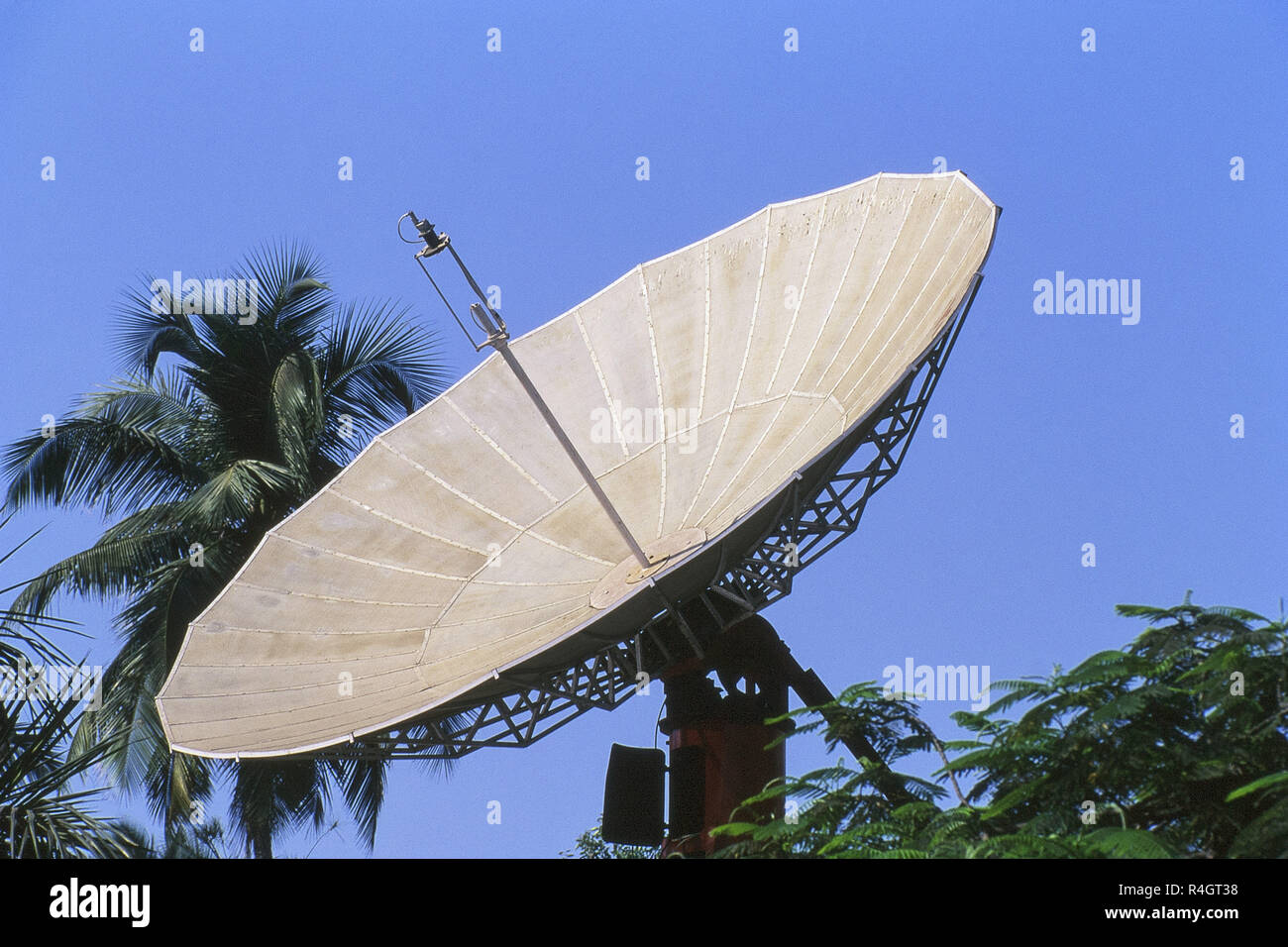 Satellite Dish Antenna, Juhu, Mumbai, India, Asia Stock Photo Alamy