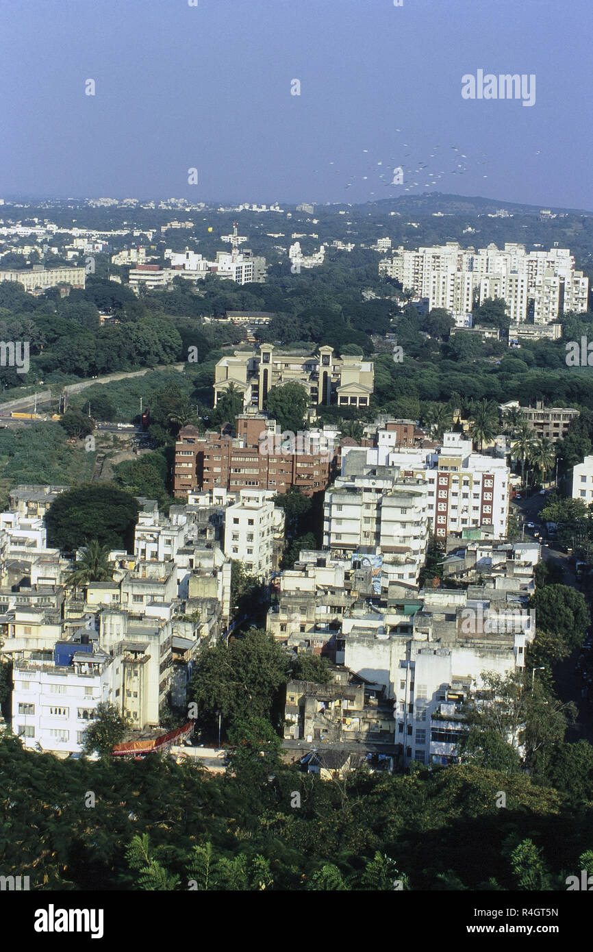 Satellite View Of Pune Aerial View Of City At Night, Pune, Maharashtra, India, Asia Stock Photo -  Alamy