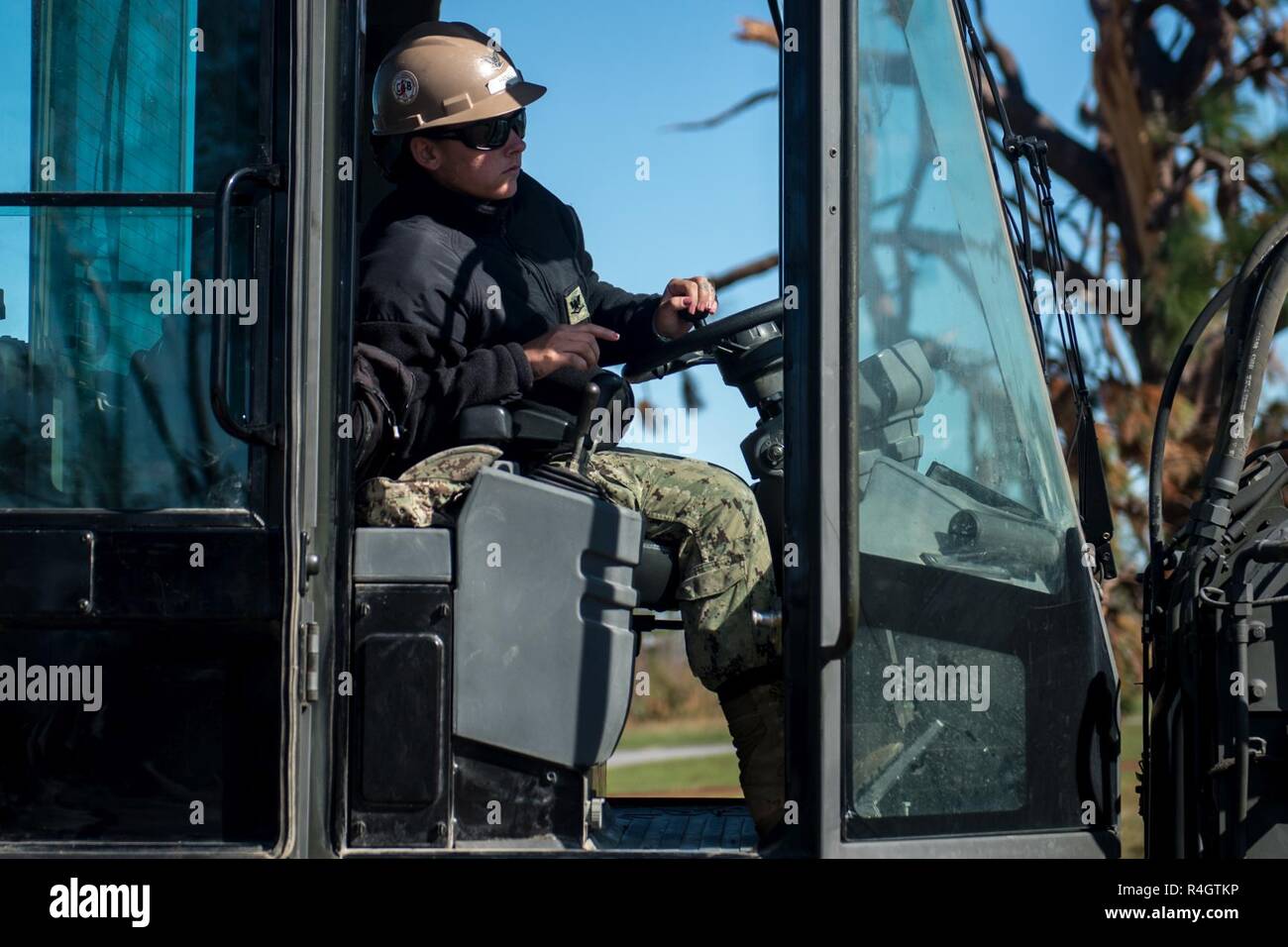 U.S. Navy Equipment Operator 3rd Class Alisha Hanes, Naval Mobile