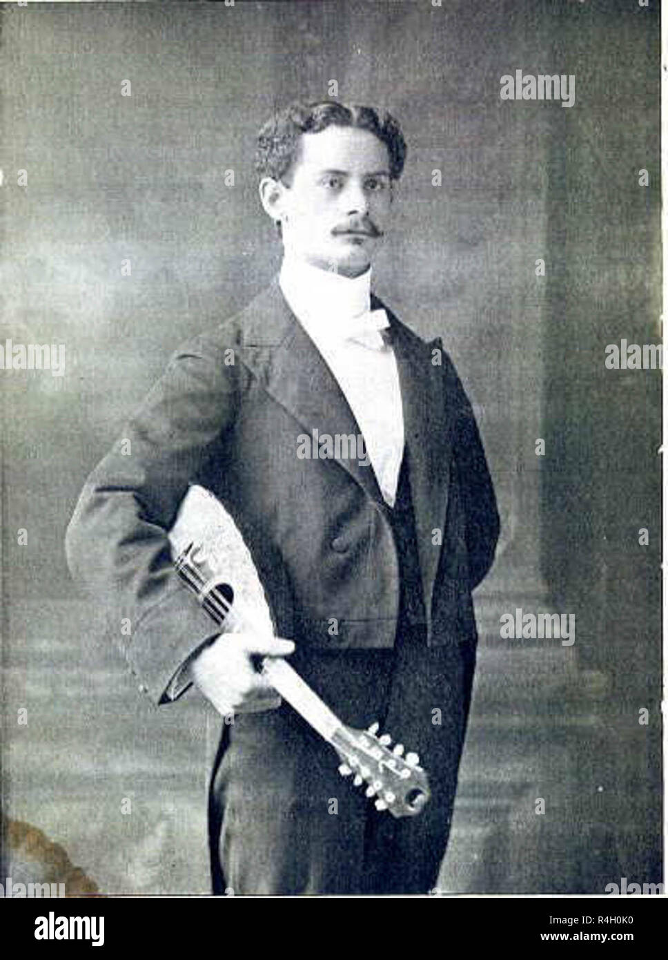 Italian mandolin virtuoso and child prodigy Giuseppe Pettine Stock