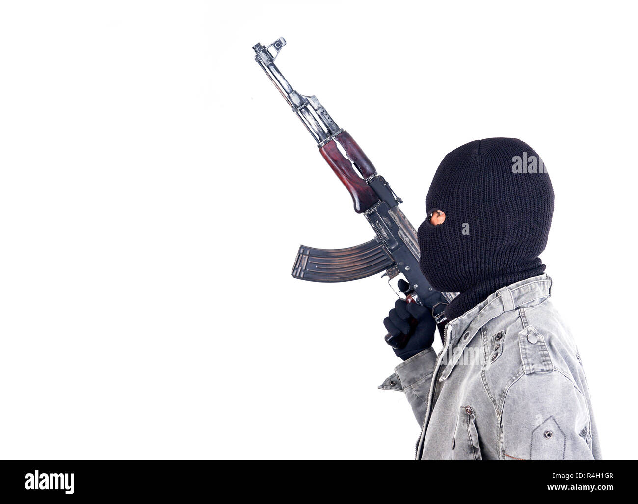 Balaclava gun ak47 hires stock photography and images Alamy