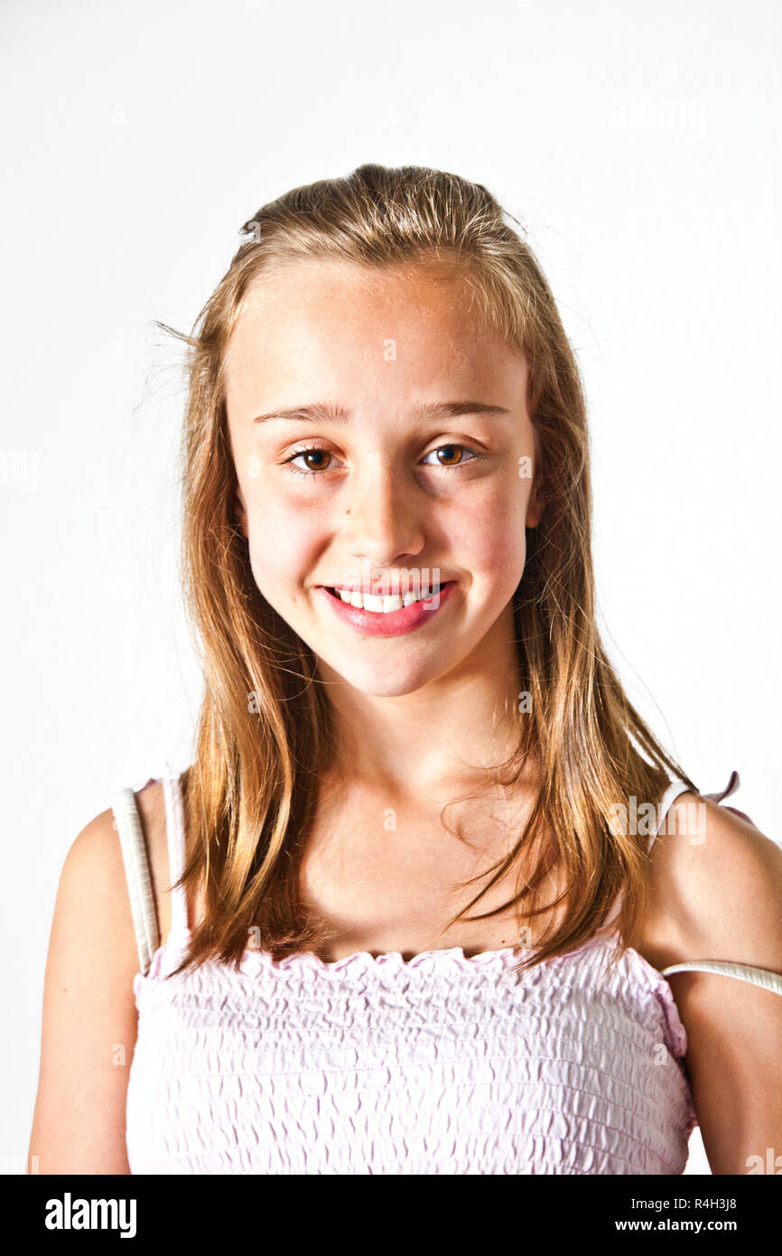 Portrait of a cute teen girl Stock Photo - Alamy