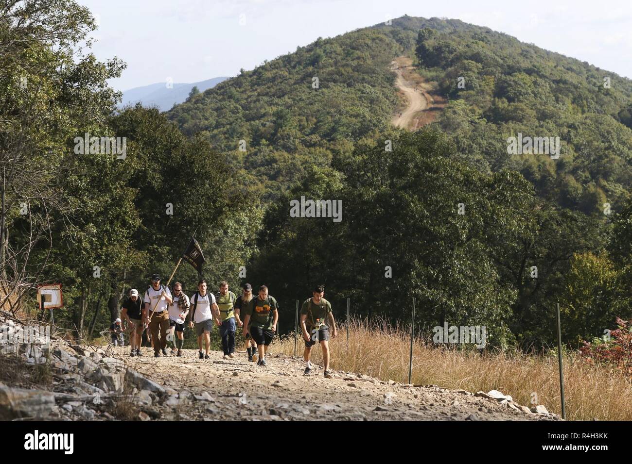 March for the Fallen participants competing in the 28mile march