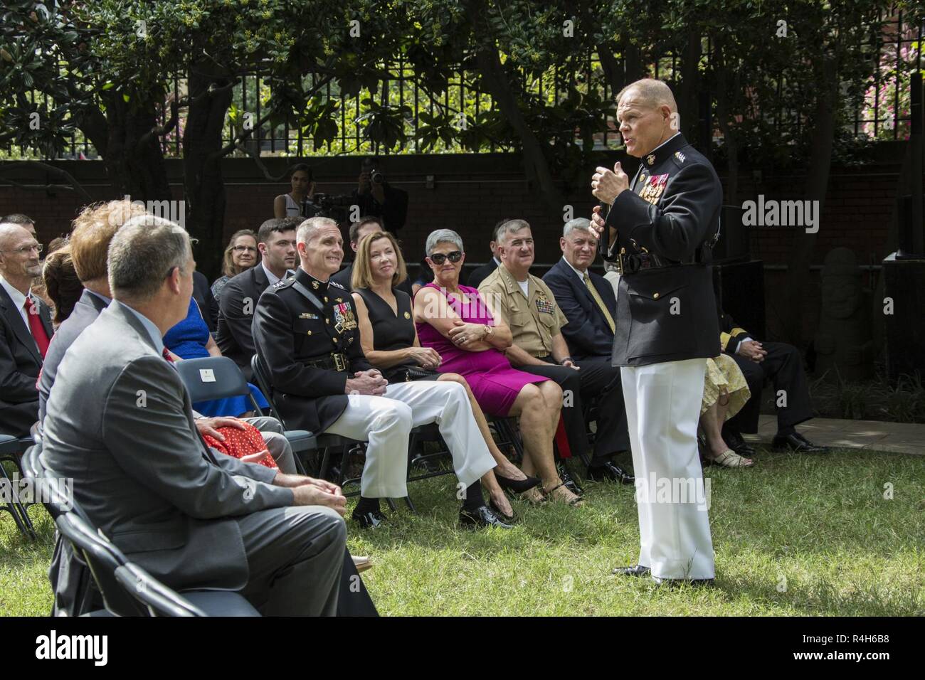 Commandant of the Marine Corps Gen. Robert B. Neller speaks during the ...
