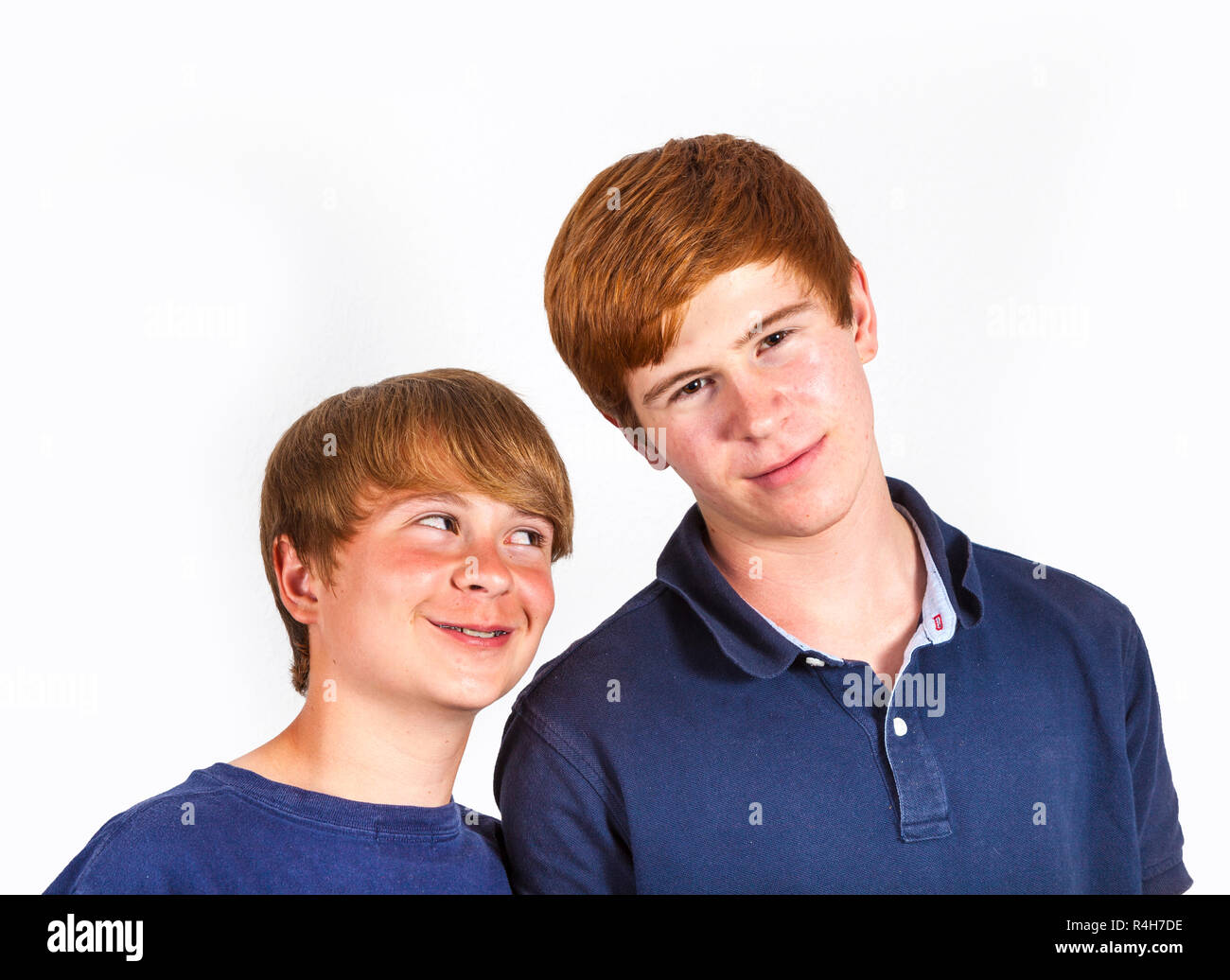 cute handsome brothers having fun together Stock Photo - Alamy