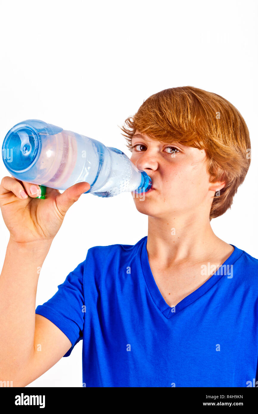 Boy water bottle hi-res stock photography and images - Alamy