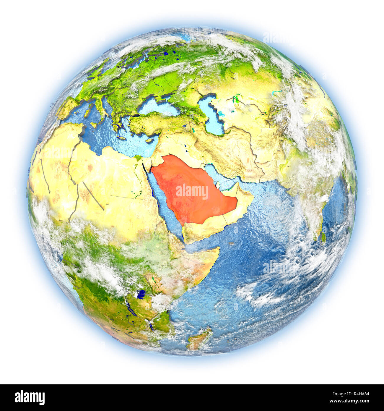 Saudi map satellite hi-res stock photography and images - Alamy